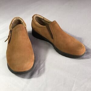 Naturalizer Womens Loafers Tan Suede Size 9.5 Comfort Casual Shoes Walking